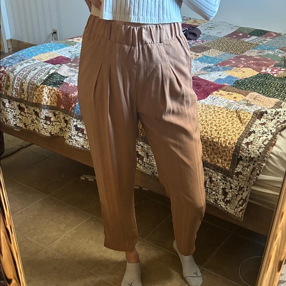 Elegant Brown Women's Trousers